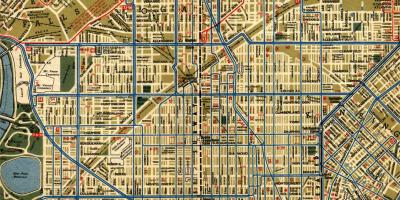 מפת רחובות של פילדלפיה